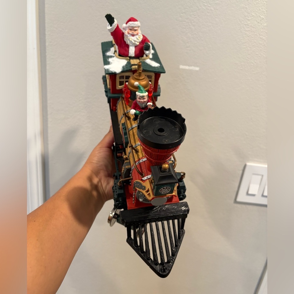 New Bright The Holiday Express Christmas Train Car #387 Santa's Fe "Engine" 1995 - Picture 10 of 16